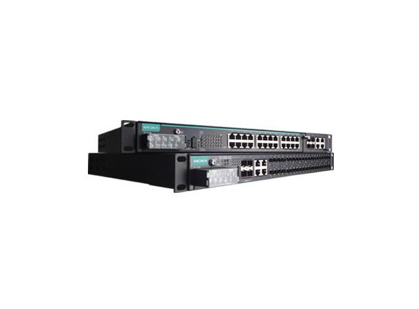 Moxa PT-7528-24TX-HV-HV, wide temp IEC 61850-3 28-port 